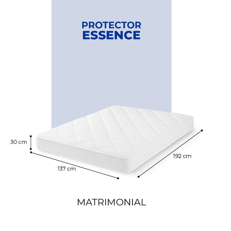 Set Matrimonial Protector y  Juego de S&aacute;banas M... image number null