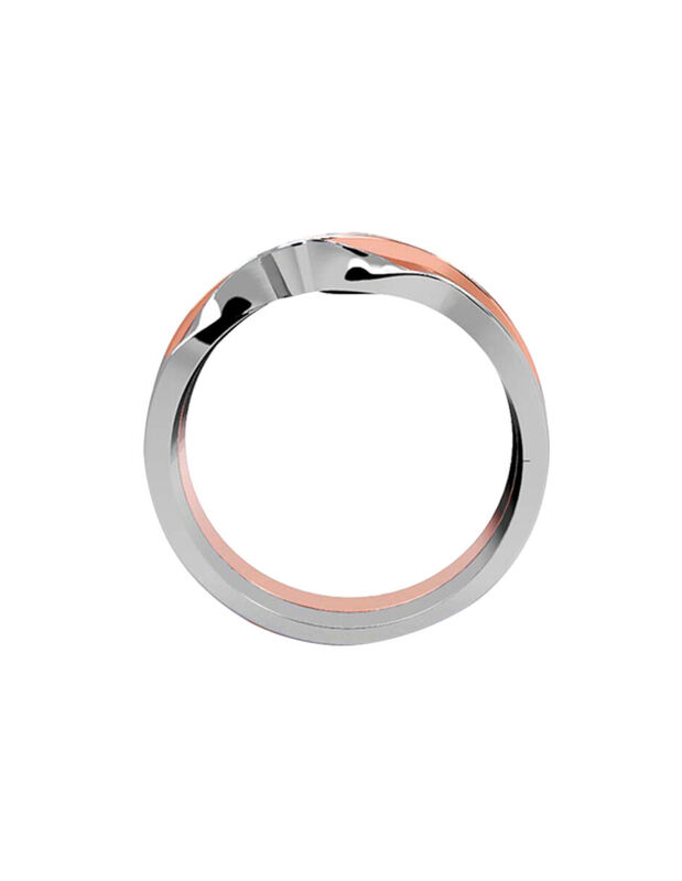 Anillo de Compromiso en Oro Rosa 10K con Circon... image number null