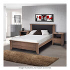 Recámara matrimonial Ferrero 4 piezas, Atlas del Descanso color Nogal