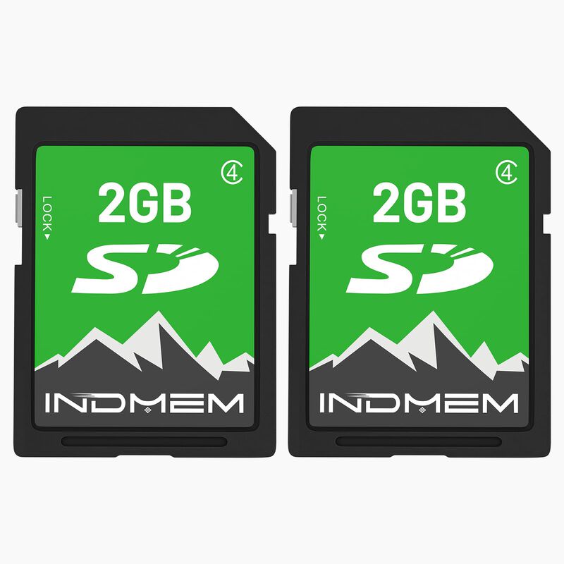 Paquete De 2 Tarjetas De Memoria Sd Indmem Clas... image number null