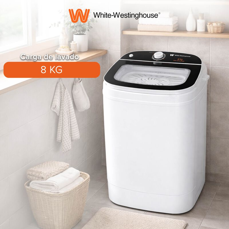 White Westinghouse Secadora Centr&iacute;fuga  8 Kg Ta... image number null