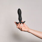 Plug Anal Alex Vibrador Telesc&oacute;pico Negro