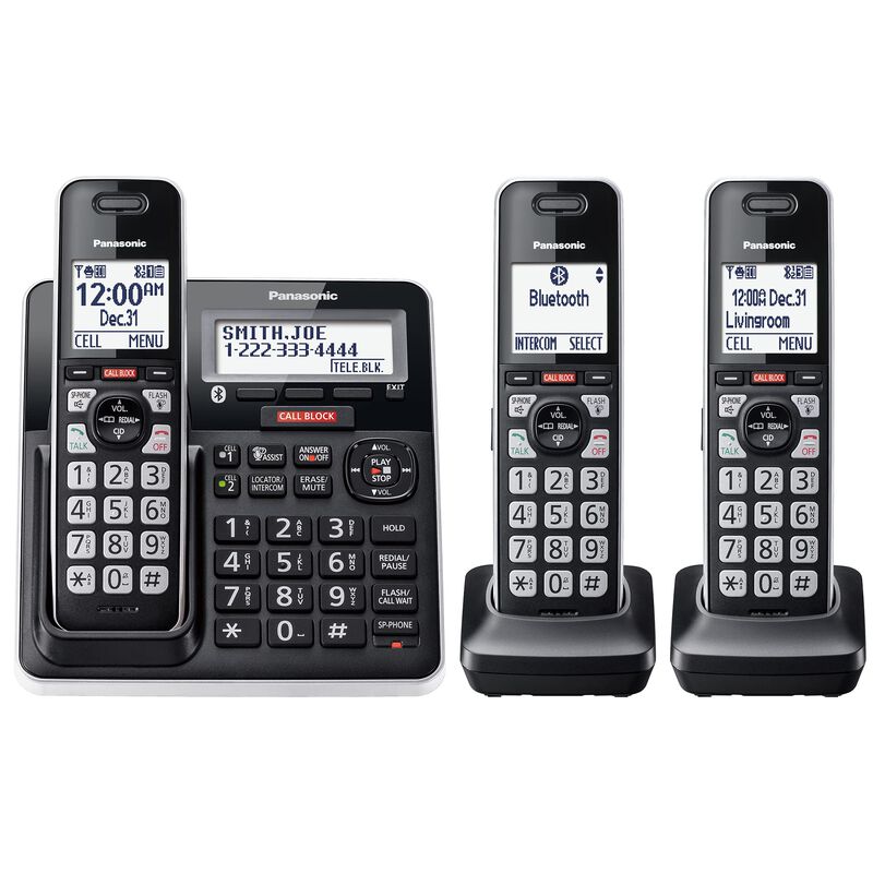 Tel&eacute;fono Inal&aacute;mbrico Panasonic Kx-tgf973b Con B... image number null