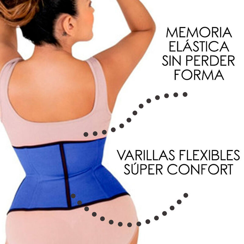 Cinturilla Faja Térmica 3 Capas Licra Látex Alg... image number null