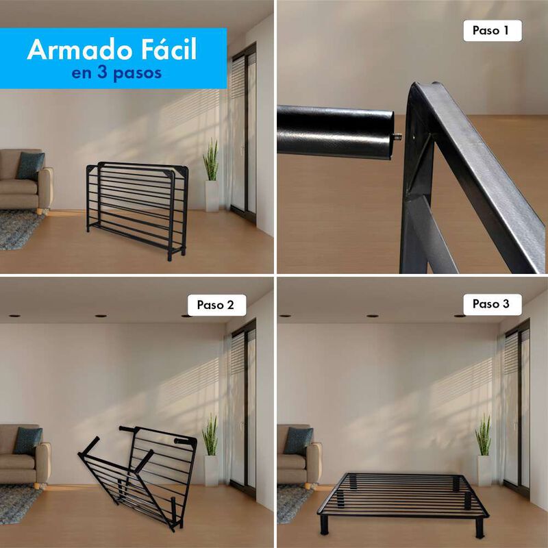 Cama Dormimundo Matrimonial Plegable con Cabece... image number null
