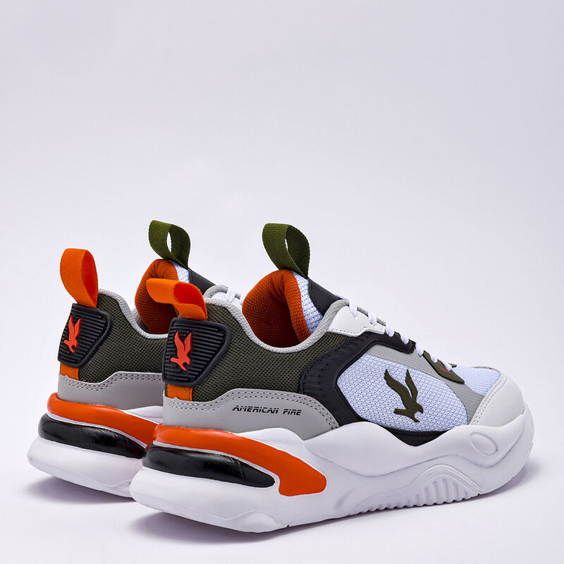 American Fire Tenis urbano para joven blanco ne... image number null