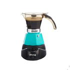 Cafetera El&eacute;ctrica Imusa Para 2 O 3 Tazas, Color Verde Azulado