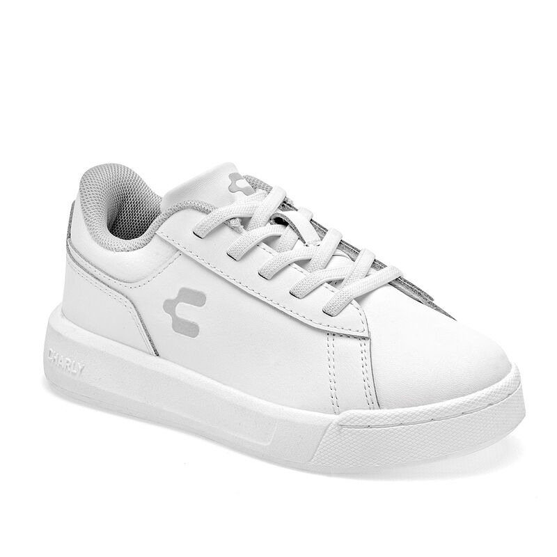 Charly Tenis urbano para ni&ntilde;o. Blanco, agujeta ... image number null