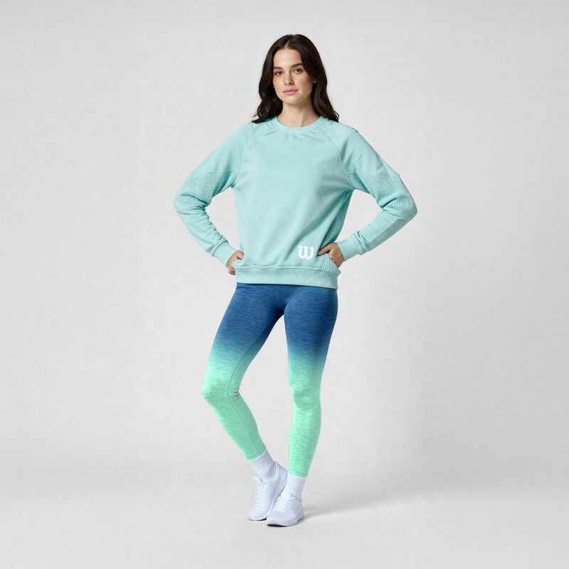 Sudadera Wilson Para Mujer Verde Aqua Ch image number null