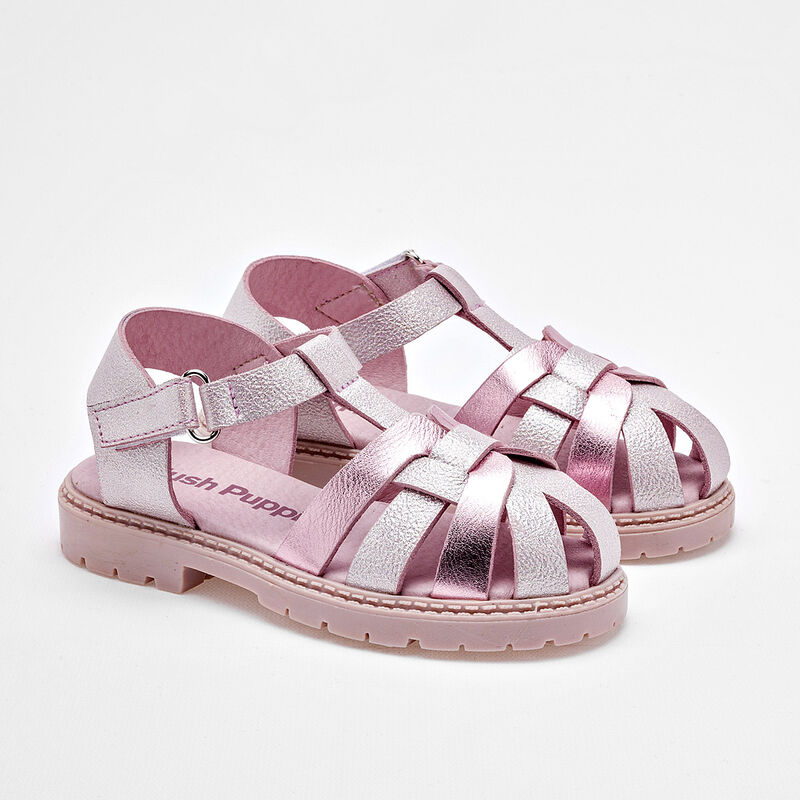 Hush Puppies Kids Sandalia para ni&ntilde;a rosa image number null