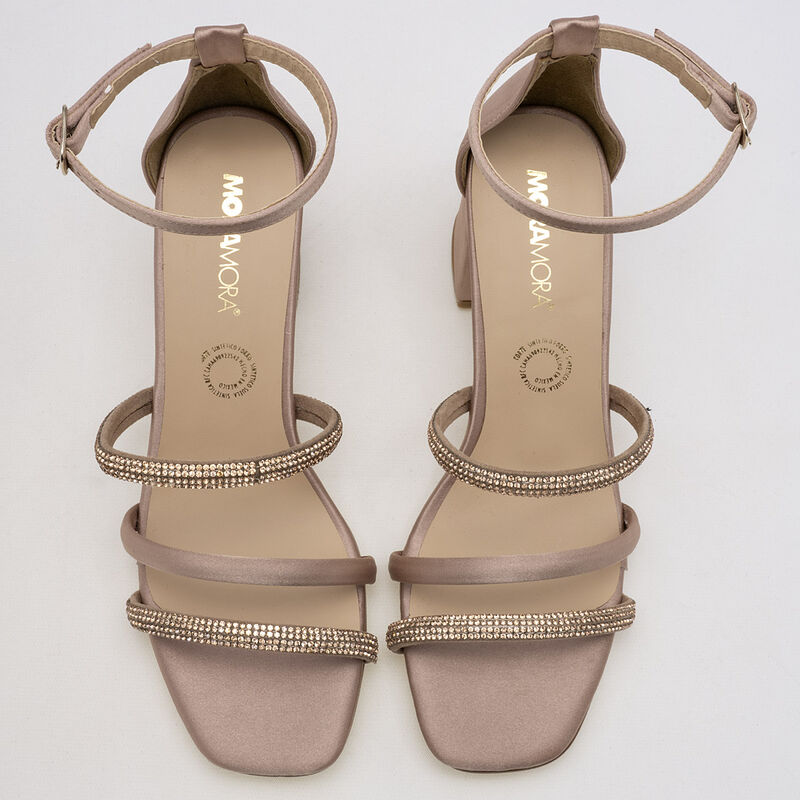 Moramora Zapatilla para mujer maquillaje satin image number null