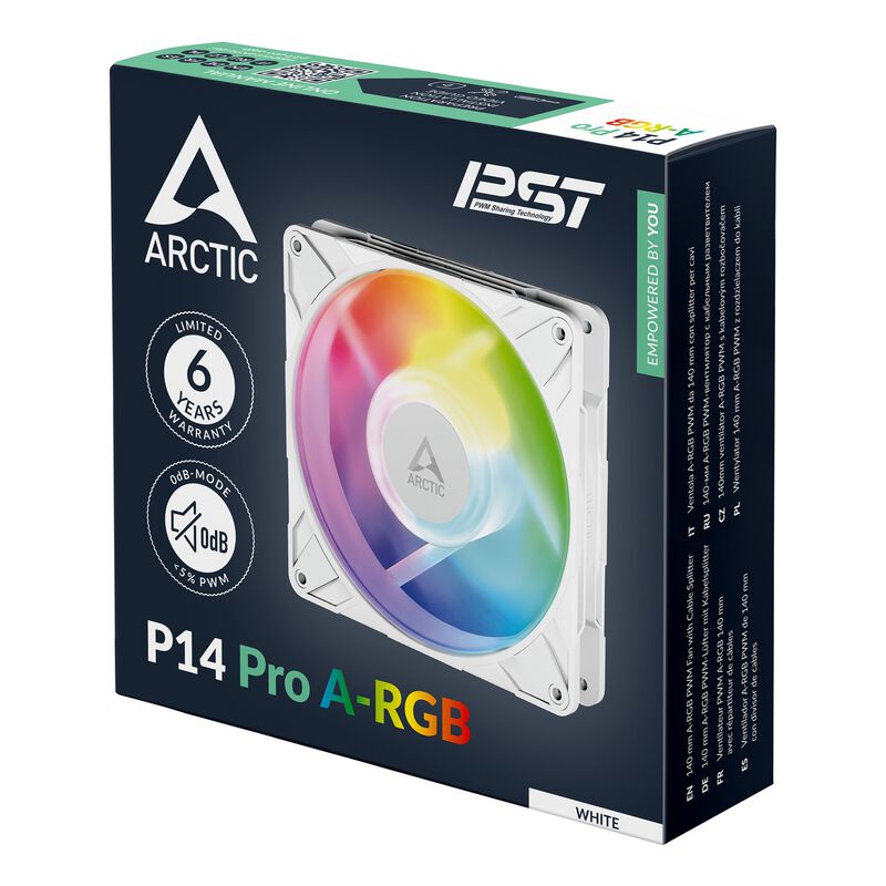 Arctic Ventilador P14 Pro A-rgb (white) image number null