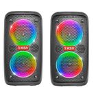 2 Bocinas Recargables Kaiser con Bluetooth Modelo KSW-5003