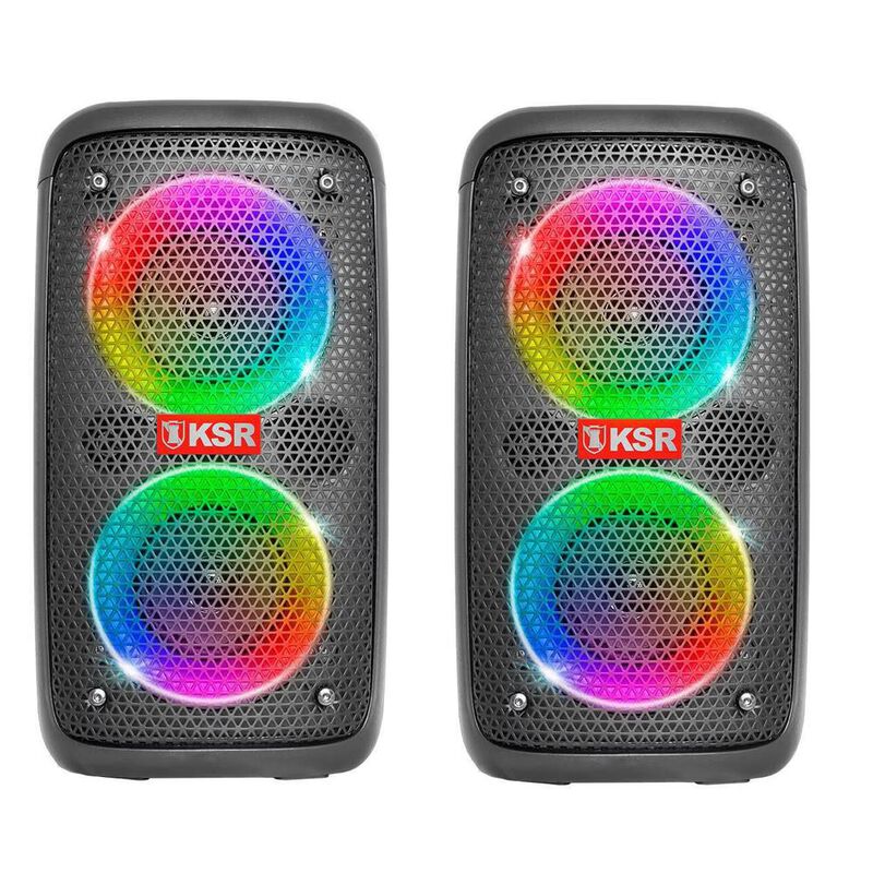 2 Bocinas Recargables Kaiser con Bluetooth Mode... image number null
