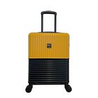 MALETA VIAJE CABINA LOMBARDIA R&Iacute;GIDA 20" AMARILLO NEGRO