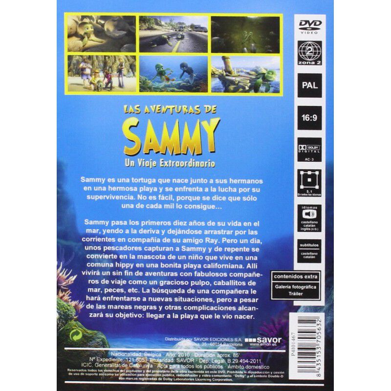 Las Aventuras De Sammy (dvd) image number null