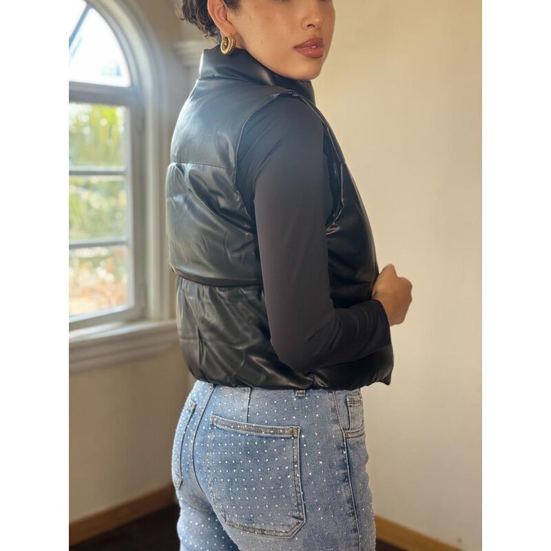 Chaleco bomber vinipiel image number null