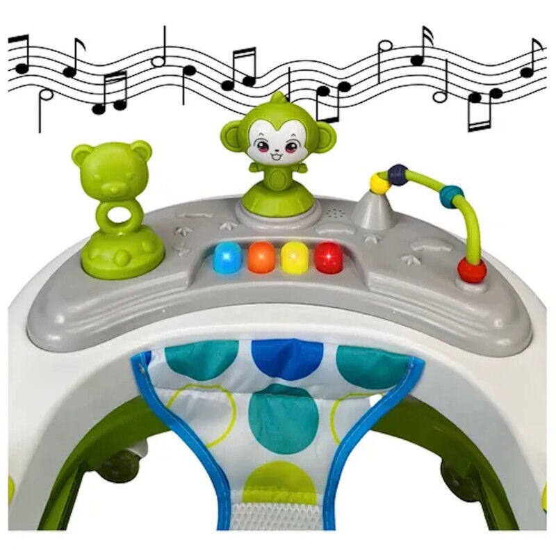 Andadera Verde Para Beb&eacute; Changuito 4 Alturas Co... image number null