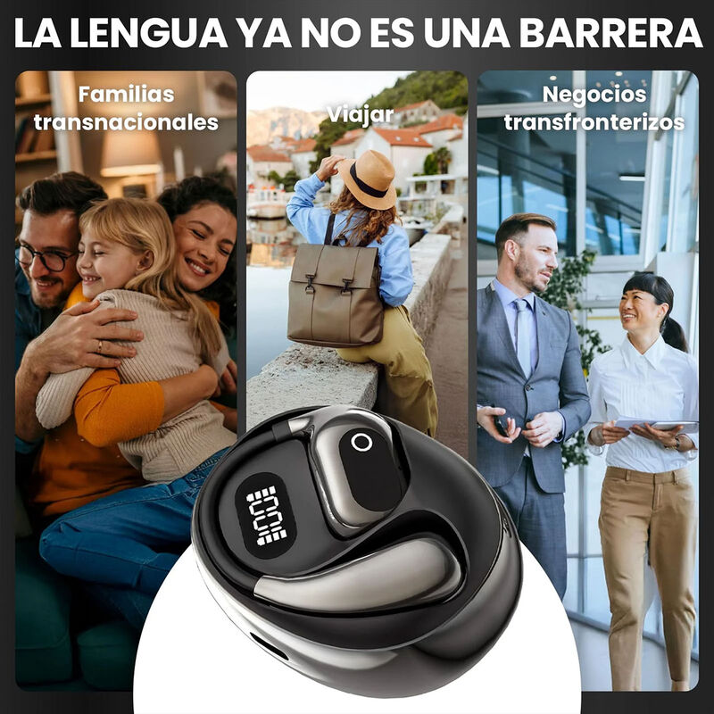 Auriculares multitraductores inal&aacute;mbricos ALPHA... image number null