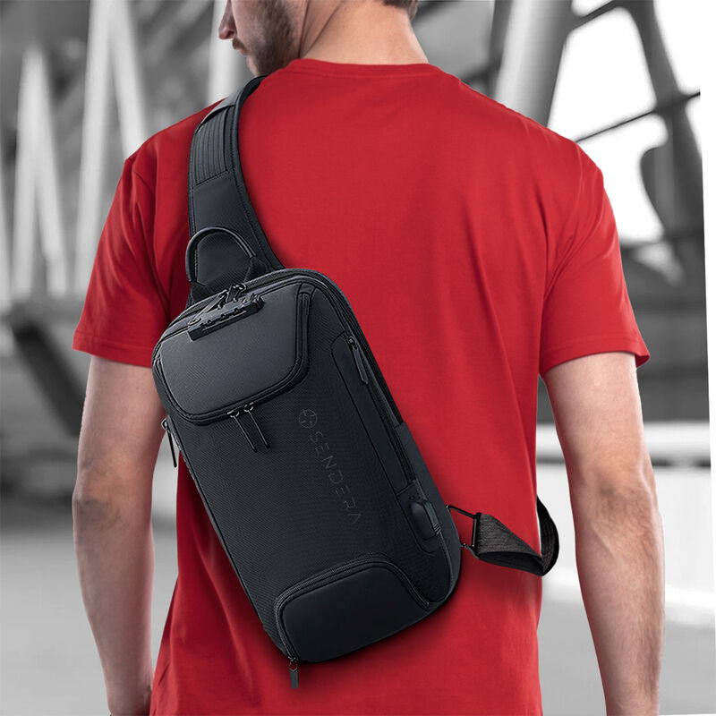 Mochila Crossbody Antirrobo Bandolera Mariconer... image number null