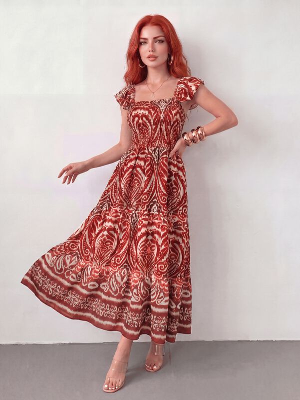 Vestido Largo Para Mujer,ves-1055 Rojo Vestido ... image number null