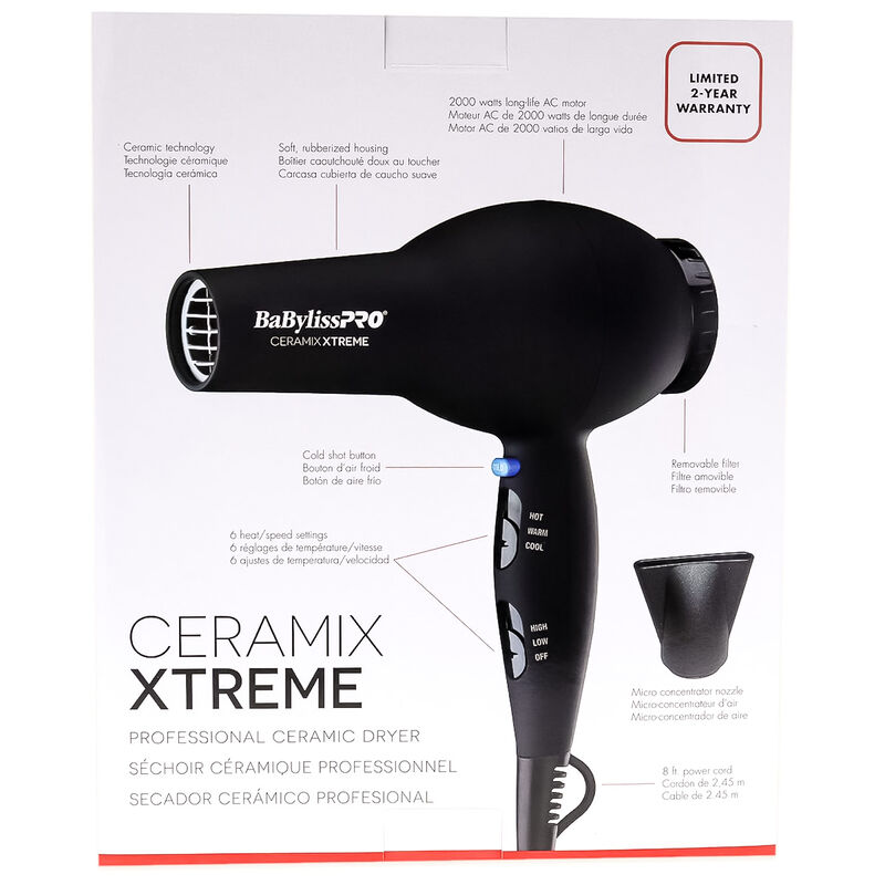 Sedacor De Cabello Babylisspro Ceramix Xtreme -... image number null