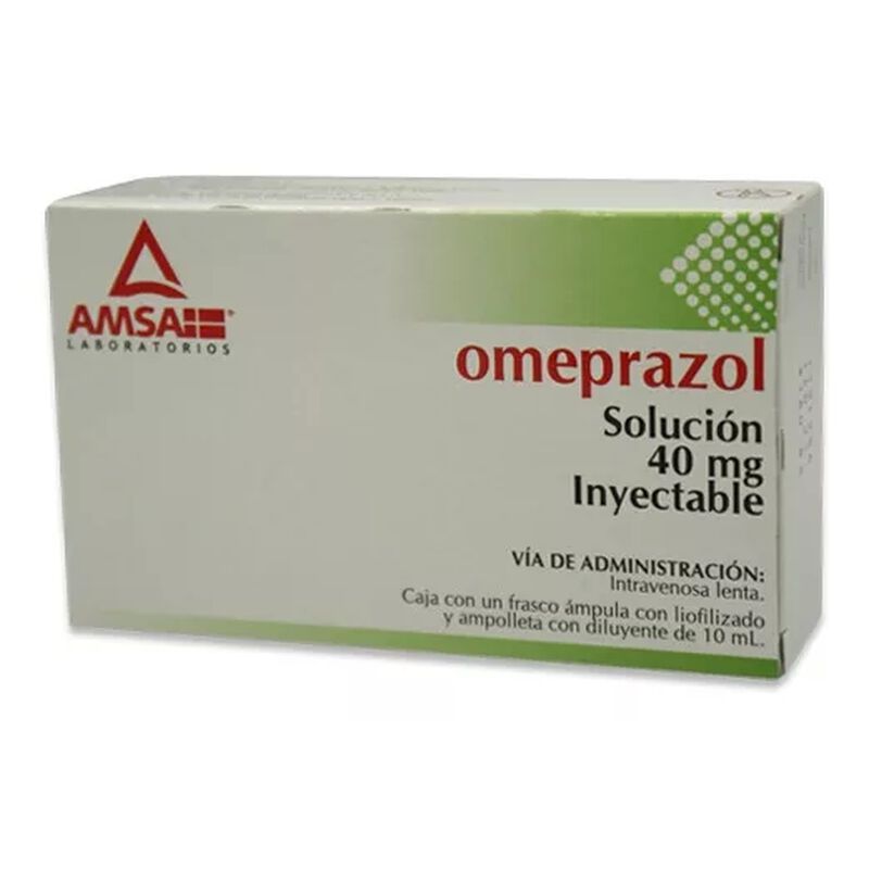 Omeprazol Inyectable Frasco 40mg/4ml image number null