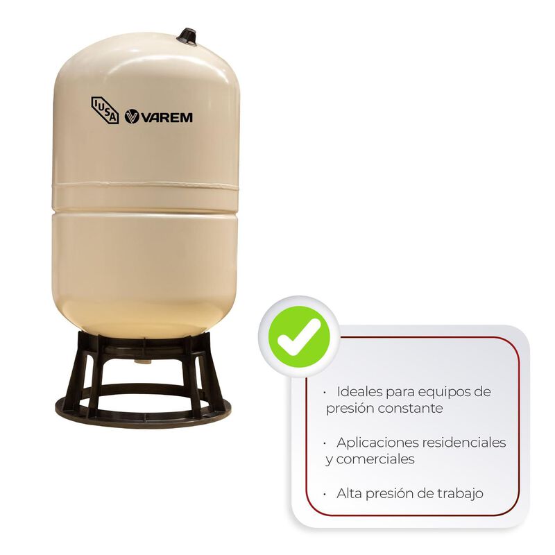 Tanque Presurizado Aquavarem, 60 L, 150 Psi, Iu... image number null