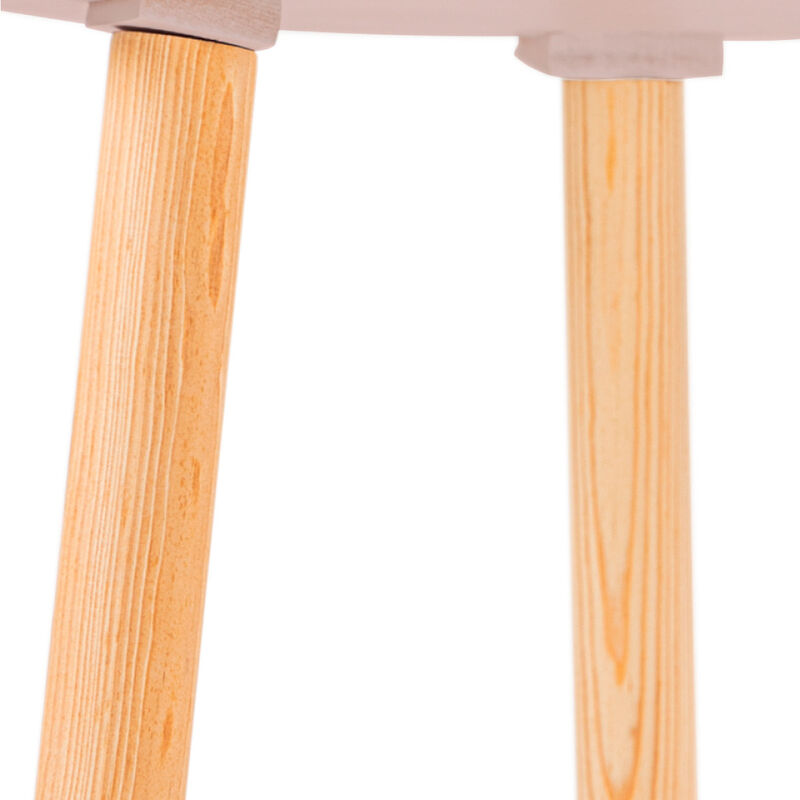 Mesa Infantil de Madera Circular para Ni&ntilde;os-Ros... image number null