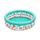 Alberca Inflable Infantil Bestway Dise&ntilde;o Safari 122 Cm Blanco