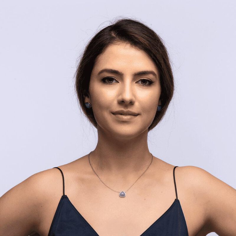 Luckyly Collares Mujer Acero Inoxidable, Cuarzo... image number null