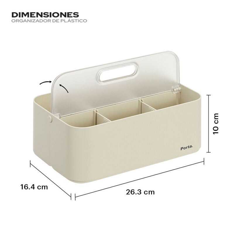 Organizador para Escritorio Beige image number null