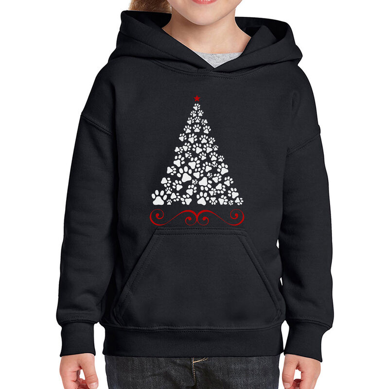 Sudadera Con Capucha Word Art Para Ni&ntilde;a - &Aacute;rbol... image number null