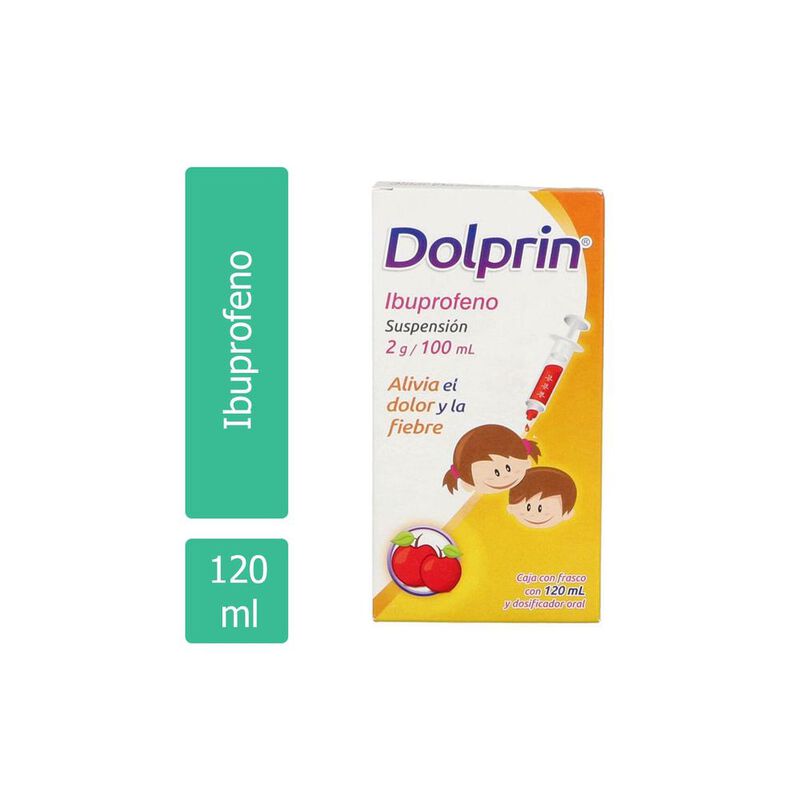 Dolprin suspension Ibuprofeno 100 mg 120 ml image number null