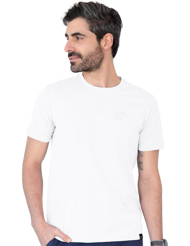 Playera Basica Lisa Premium Caballero Cuello Re... image number null