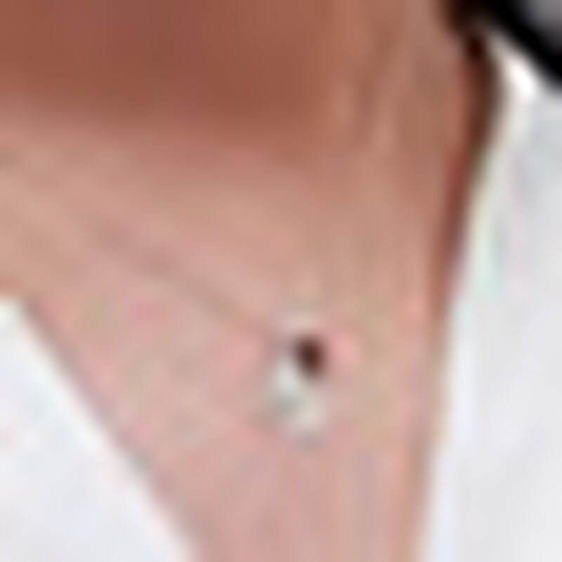 Dije con cadena Suerte charm Mariposa de plata ... image number null