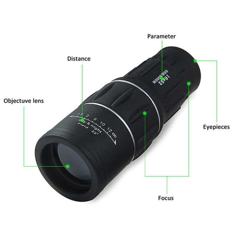 Monocular Vak 16x52 Alcance 6km Zoom Contra Agu... image number null