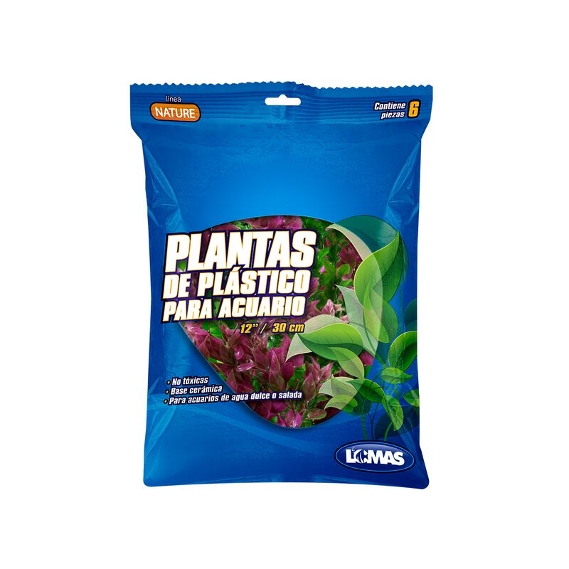 Lomas Plantas De Pl&aacute;stico Surtidas De 30 Cent&iacute;m... image number null
