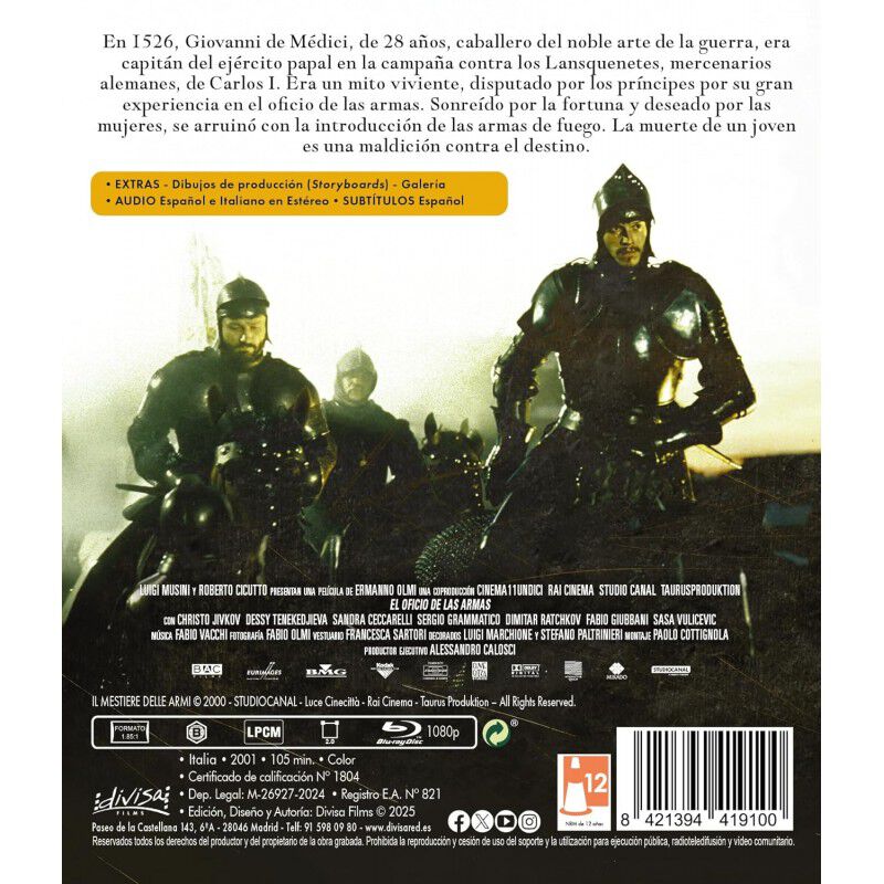 El Oficio de las Armas [Blu-ray] (2001) Il mest... image number null