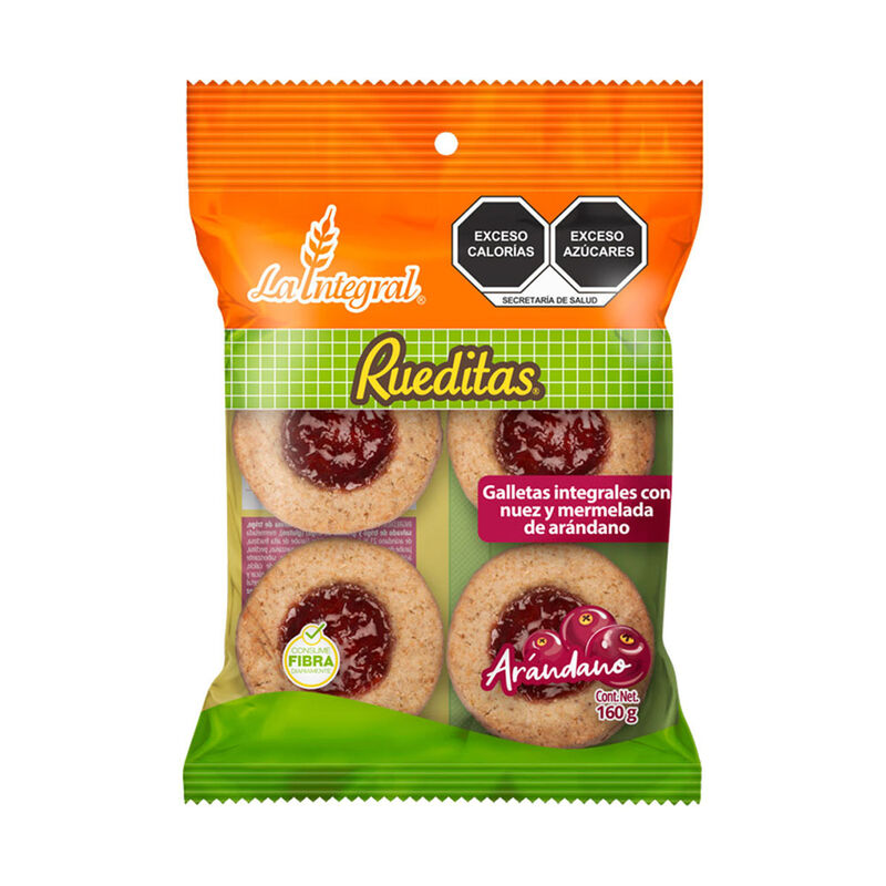 GALLETA NUEZ ARANDANO LA INTEGRAL 160 G image number null