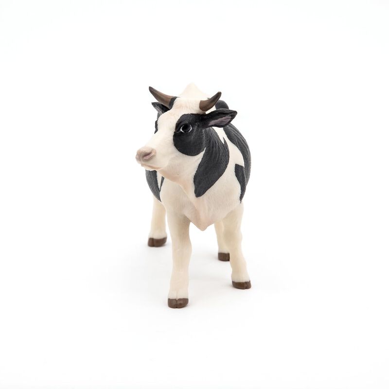 Figura Papo Farmyard Friends, Vaca Blanca Y Neg... image number null