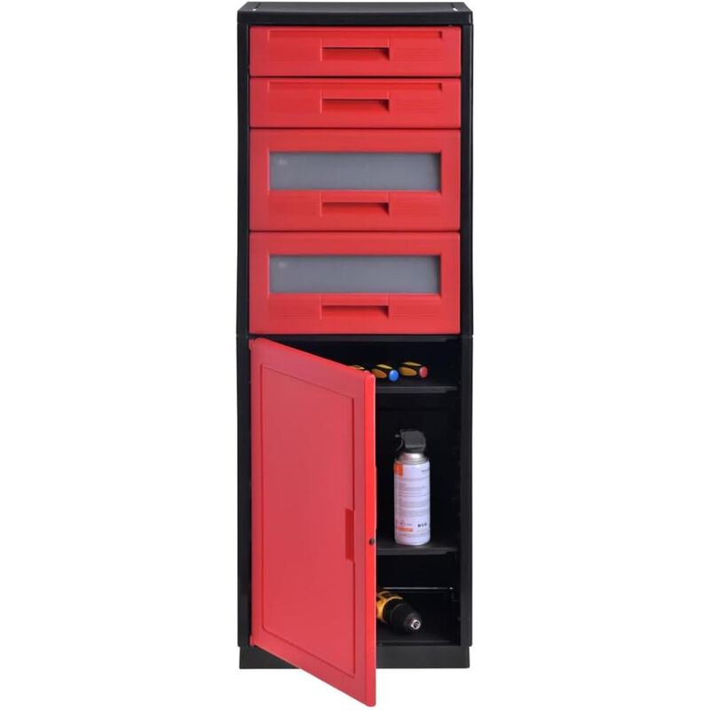 Organizador Almacenamiento 4 cajones y puerta r... image number null