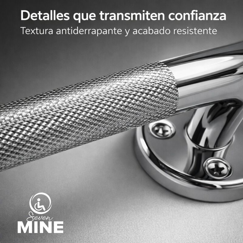 Barra Seguridad Ba&ntilde;o 18" (46cm) Acero Inoxidabl... image number null