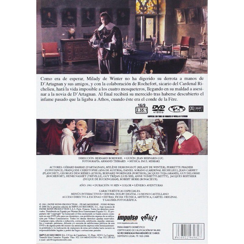 La Venganza de Milady [DVD] image number null