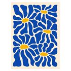 Cuadro Decorativo Impreso 20x30cm Margaritas Azules