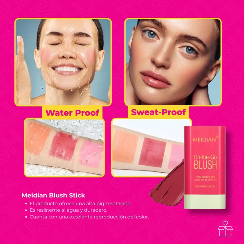 Rubor Stick Blush En Barra Colorete Mejillas La... image number null