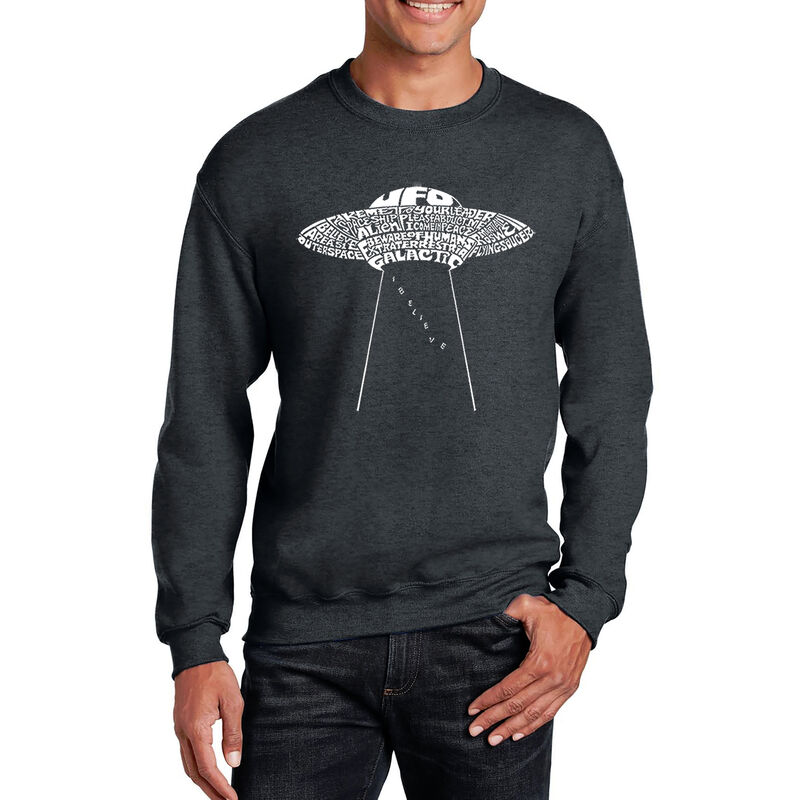 Sudadera De Cuello Redondo Word Art Para Hombre... image number null
