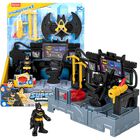 Imaginext Dc Super Friends Bat Command Center Playset With Lights & Batman Figure