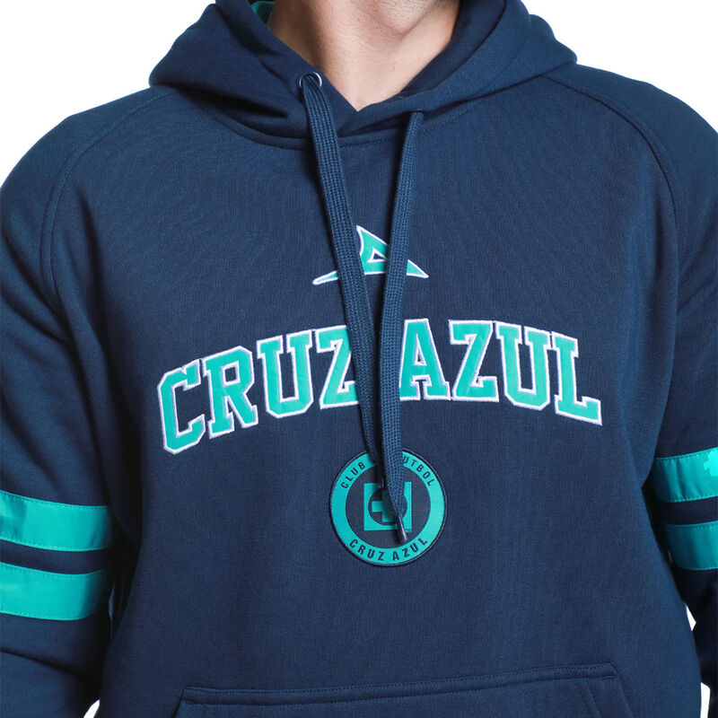Hoddie Urbano Cruz Azul Para Hombre 92125 Ch Az... image number null