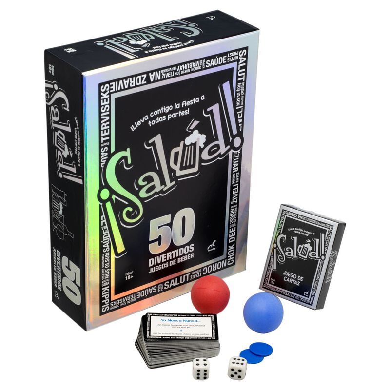 Juego de Mesa para Fiestas &iexcl;Salud! 50 Juegos de... image number null